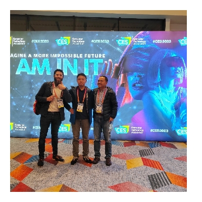 Transin Technologies participated in the 2023 CES International Consumer Electronics Exhibition with a variety of self-developed products